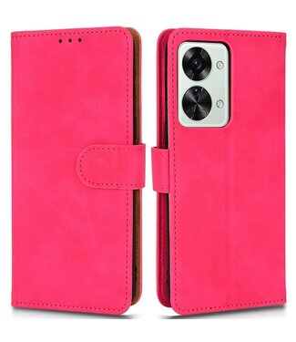 SoFetch Roze Zacht Bookcase Hoesje OnePlus Nord 2T