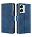 SoFetch SoFetch Blauw Vintage Krokodillen Bookcase Hoesje voor de OnePlus Nord 2T