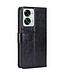 SoFetch SoFetch Zwart Geometrisch Bookcase Hoesje voor de OnePlus Nord 2T