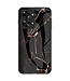 SoFetch SoFetch Goud Zwart Marmer Hybride Hoesje voor de OnePlus Nord 2T