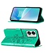 SoFetch SoFetch Groen Vlinder Bookcase Hoesje met Polsbandje voor de OnePlus Nord 2T