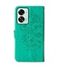 SoFetch SoFetch Groen Vlinder Bookcase Hoesje met Polsbandje voor de OnePlus Nord 2T