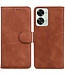 SoFetch SoFetch Bruin Krasbestendig Elegant Bookcase Hoesje voor de OnePlus Nord 2T