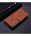 SoFetch SoFetch Bruin Krasbestendig Elegant Bookcase Hoesje voor de OnePlus Nord 2T