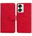 SoFetch SoFetch Rood Krasbestendig Elegant Bookcase Hoesje voor de OnePlus Nord 2T