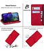 SoFetch SoFetch Rood Krasbestendig Elegant Bookcase Hoesje voor de OnePlus Nord 2T