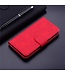 SoFetch SoFetch Rood Krasbestendig Elegant Bookcase Hoesje voor de OnePlus Nord 2T