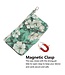 SoFetch SoFetch Groen Magnolia Bookcase Hoesje met Polsbandje voor de OnePlus Nord 2T