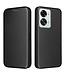SoFetch SoFetch Zwart Magnetisch Carbon Bookcase Hoesje voor de OnePlus Nord 2T