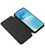 SoFetch SoFetch Zwart Magnetisch Carbon Bookcase Hoesje voor de OnePlus Nord 2T