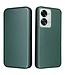 SoFetch SoFetch Groen Magnetisch Carbon Bookcase Hoesje voor de OnePlus Nord 2T