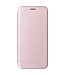 SoFetch SoFetch Rosegoud Magnetisch Carbon Bookcase Hoesje voor de OnePlus Nord 2T