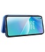 SoFetch SoFetch Blauw Magnetisch Carbon Bookcase Hoesje voor de OnePlus Nord 2T