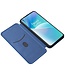 SoFetch SoFetch Blauw Magnetisch Carbon Bookcase Hoesje voor de OnePlus Nord 2T
