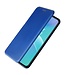SoFetch SoFetch Blauw Magnetisch Carbon Bookcase Hoesje voor de OnePlus Nord 2T