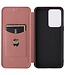 SoFetch SoFetch Oranje Magnetisch Carbon Bookcase Hoesje voor de OnePlus Nord 2T