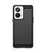 SoFetch SoFetch Zwart Slim Carbon TPU Hoesje voor de OnePlus Nord 2T