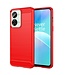SoFetch SoFetch Rood Slim Carbon TPU Hoesje voor de OnePlus Nord 2T