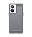 SoFetch SoFetch Grijs Slim Carbon TPU Hoesje voor de OnePlus Nord 2T