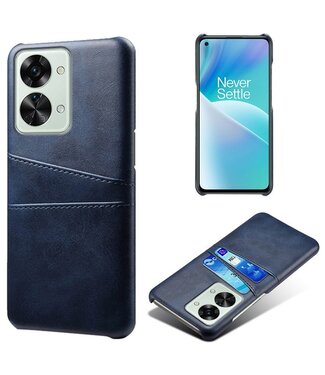 SoFetch Blauw Pasjeshouder Zakelijk Hybride Hoesje OnePlus Nord 2T