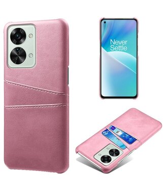 SoFetch Rosegoud Pasjeshouder Zakelijk Hybride Hoesje OnePlus Nord 2T