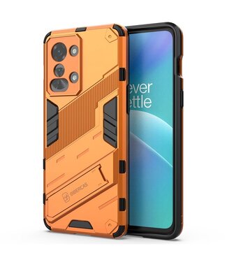 SoFetch Oranje Houder Leger TPU Hoesje OnePlus Nord 2T