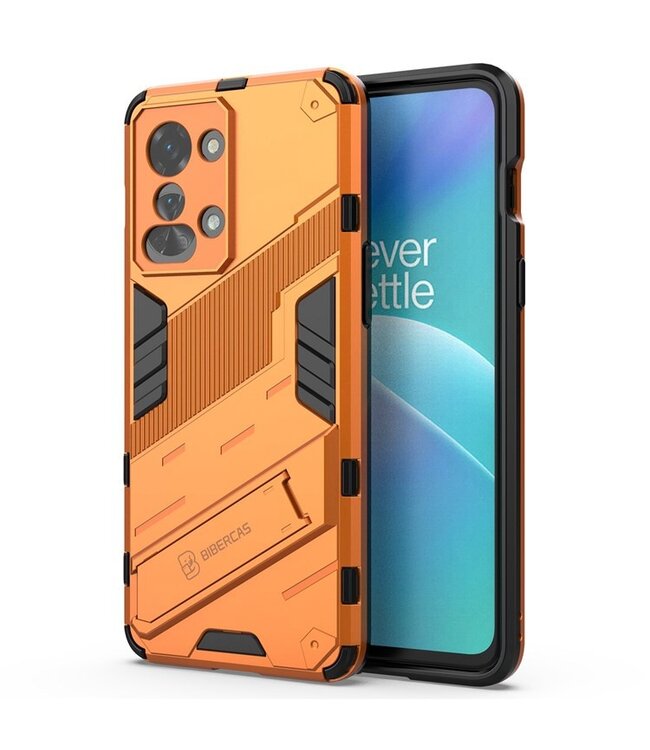 SoFetch SoFetch Oranje Houder Leger TPU Hoesje voor de OnePlus Nord 2T