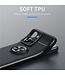 SoFetch SoFetch Zwart / Blauw Ring Houder TPU Hoesje voor de OnePlus Nord 2T