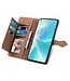 SoFetch SoFetch Bruin Portemonnee Kant Bloem Bookcase Hoesje voor de OnePlus Nord 2T