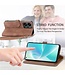 SoFetch SoFetch Bruin Portemonnee Kant Bloem Bookcase Hoesje voor de OnePlus Nord 2T