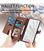 SoFetch SoFetch Bruin Portemonnee Kant Bloem Bookcase Hoesje voor de OnePlus Nord 2T