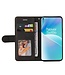 SoFetch SoFetch Zwart Twee kleuren Bookcase Hoesje voor de OnePlus Nord 2T
