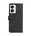 SoFetch SoFetch Zwart Twee kleuren Bookcase Hoesje voor de OnePlus Nord 2T