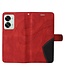 SoFetch SoFetch Rood Twee kleuren Bookcase Hoesje met Polsbandje voor de OnePlus Nord 2T