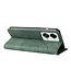 SoFetch SoFetch Groen Twee kleuren Bookcase Hoesje met Polsbandje voor de OnePlus Nord 2T