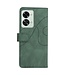 SoFetch SoFetch Groen Twee kleuren Bookcase Hoesje met Polsbandje voor de OnePlus Nord 2T