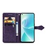 SoFetch SoFetch Paars Mandala Bookcase Hoesje met Polsbandje voor de OnePlus Nord 2T
