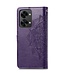 SoFetch SoFetch Paars Mandala Bookcase Hoesje met Polsbandje voor de OnePlus Nord 2T