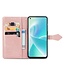 SoFetch SoFetch Rosegoud Mandala Bookcase Hoesje met Polsbandje voor de OnePlus Nord 2T