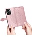 SoFetch SoFetch Rosegoud Mandala Bookcase Hoesje met Polsbandje voor de OnePlus Nord 2T