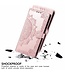 SoFetch SoFetch Rosegoud Mandala Bookcase Hoesje met Polsbandje voor de OnePlus Nord 2T
