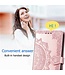 SoFetch SoFetch Rosegoud Mandala Bookcase Hoesje met Polsbandje voor de OnePlus Nord 2T