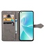 SoFetch SoFetch Grijs Mandala Bookcase Hoesje met Polsbandje voor de OnePlus Nord 2T