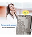 SoFetch SoFetch Grijs Mandala Bookcase Hoesje met Polsbandje voor de OnePlus Nord 2T