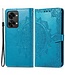 SoFetch SoFetch Blauw Mandala Bookcase Hoesje met Polsbandje voor de OnePlus Nord 2T