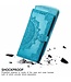 SoFetch SoFetch Blauw Mandala Bookcase Hoesje met Polsbandje voor de OnePlus Nord 2T
