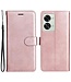 SoFetch SoFetch Rosegoud Modern Bookcase Hoesje met Polsbandje voor de OnePlus Nord 2T