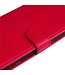 SoFetch SoFetch Rood Modern Bookcase Hoesje met Polsbandje voor de OnePlus Nord 2T