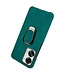 SoFetch SoFetch Groen Ring Houder Stijlvol Hybride Hoesje voor de OnePlus Nord 2T