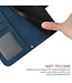 SoFetch SoFetch Donkerblauw Zonnebloem Bookcase Hoesje voor de OnePlus Nord 2T